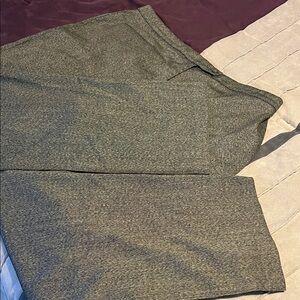 JM Collection Gray Straight Leg Pants